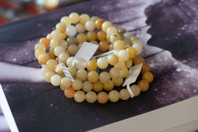 Yellow Jade Bracelet (8mm)