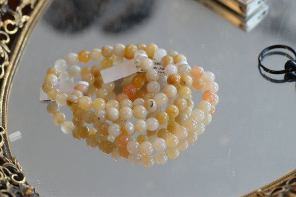Yellow Jade Bracelet (8mm)