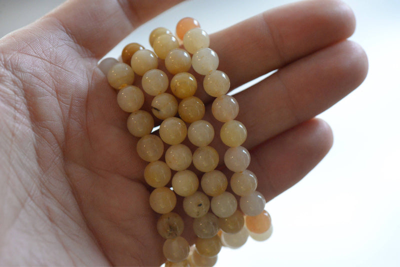 Yellow Jade Bracelet (8mm)