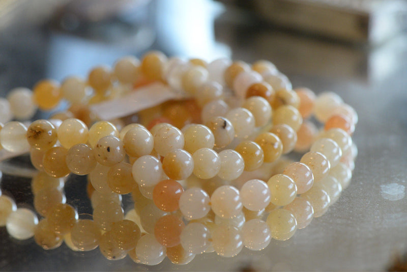 Yellow Jade Bracelet (8mm)