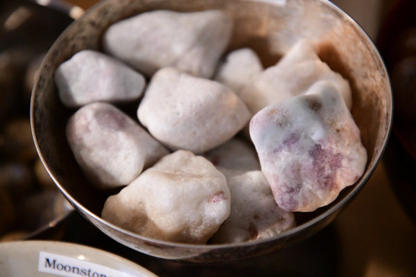 Pink Tourmaline in Quartz (Tumbled)
