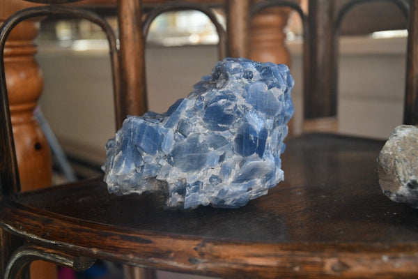 Blue Calcite 4”+ (Raw)