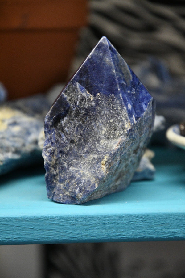 Sodalite Standing Raw Point
