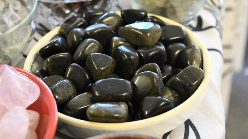 Gold Sheen Obsidian (Tumbled)