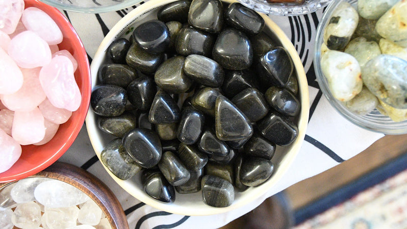 Gold Sheen Obsidian (Tumbled)