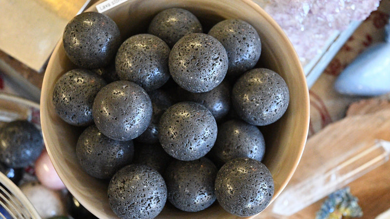 Lava Stone Sphere (1.5")
