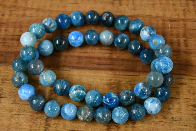 Blue Apatite Bracelet (8mm)