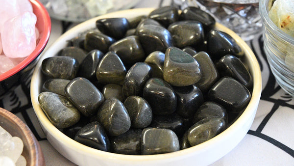 Gold Sheen Obsidian (Tumbled)