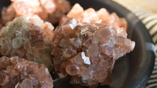 Red Aragonite Sputnik Cluster (1”)