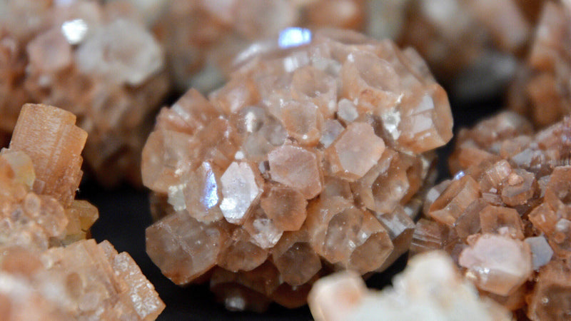 Red Aragonite Sputnik Cluster (1”)
