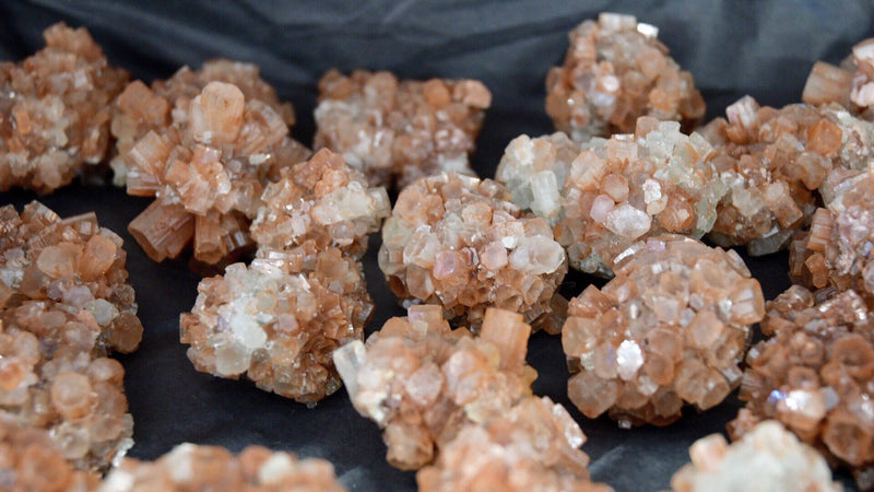 Red Aragonite Sputnik Cluster (1”)
