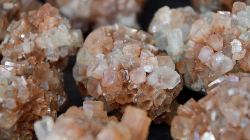 Red Aragonite Sputnik Cluster (1”)