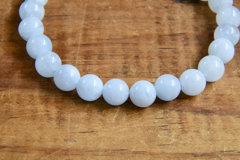 Aquamarine Bracelet (6mm-8mm)