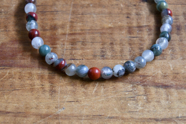 Bloodstone Bracelet (4mm)