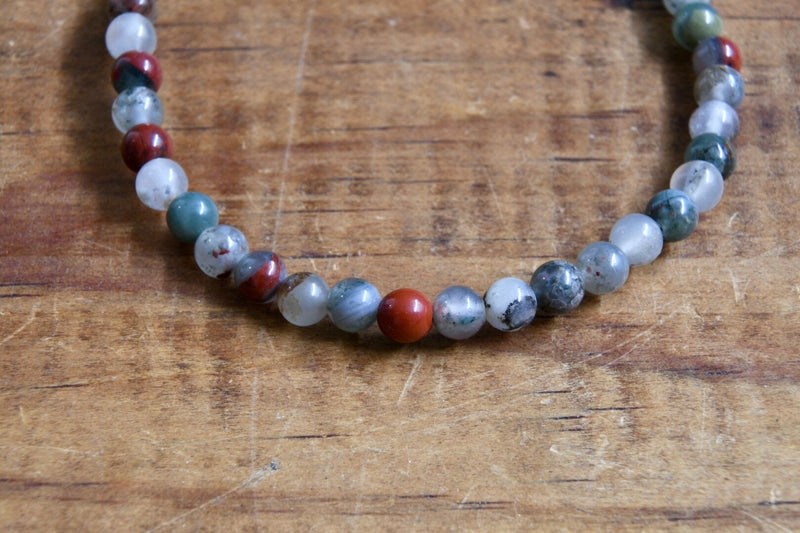 Bloodstone Bracelet (4mm)