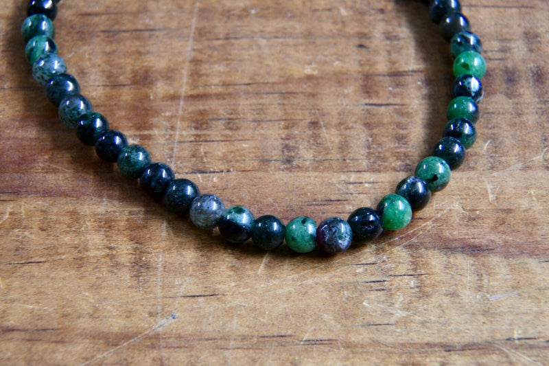 Ruby Zoisite Bracelet (4mm)