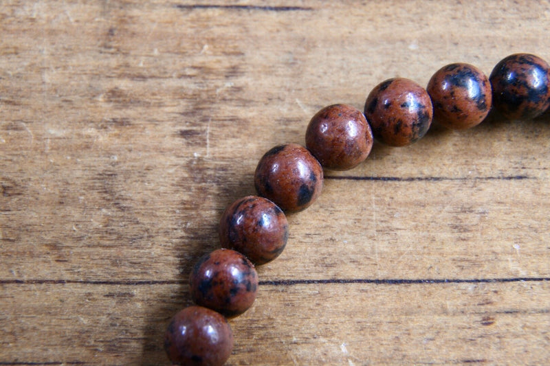 Mahogany Obsidian Bracelet (4mm)