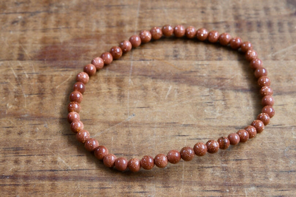 Red Goldstone Bracelet (4mm)
