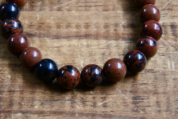 Mahogany Obsidian Bracelet (8mm)