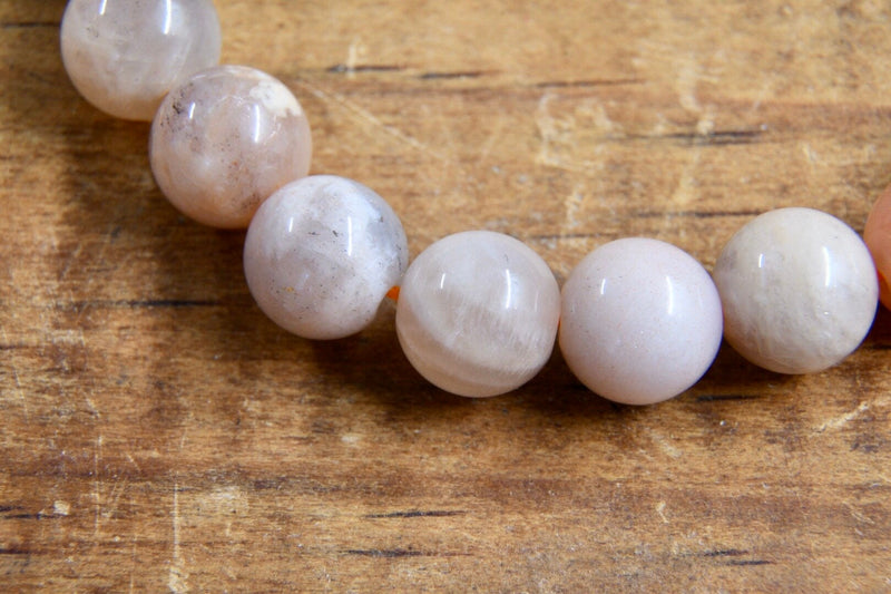 Moonstone + Copper Bracelet (8mm)