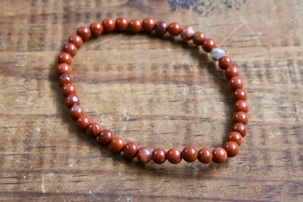 Red Jasper Bracelet (4mm)