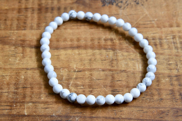 Howlite Bracelet (4mm)