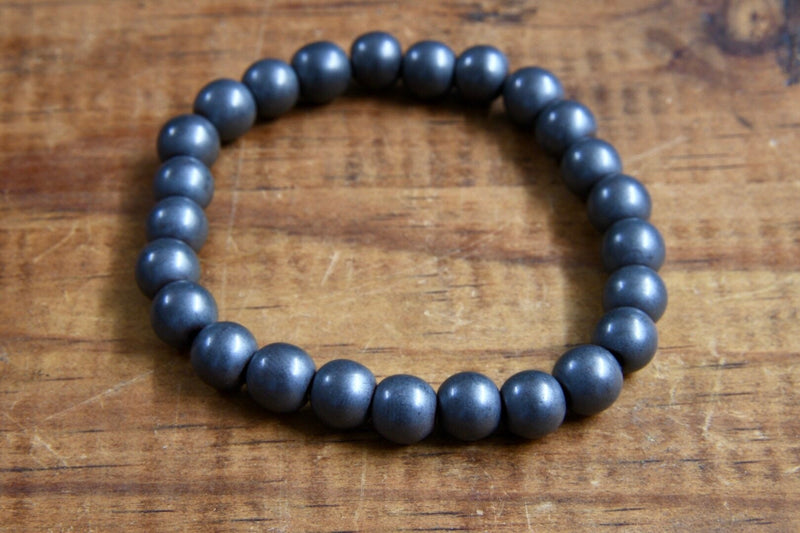 Hematite Matte Bracelet (8mm)