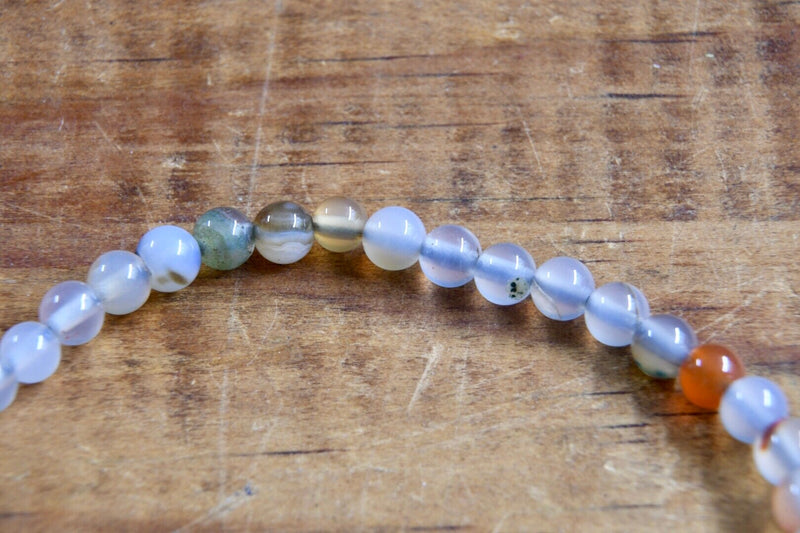 Dendritic Agate Bracelet (4mm)