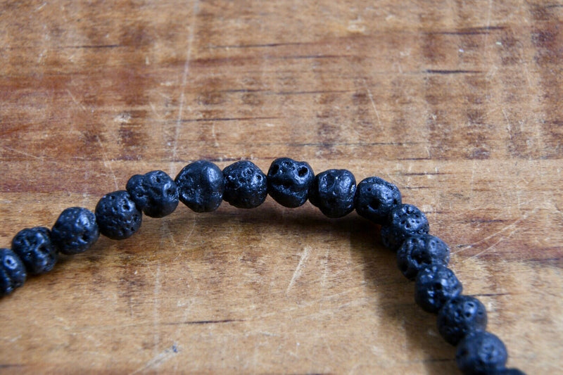 Lava Stone Bracelet (4mm)