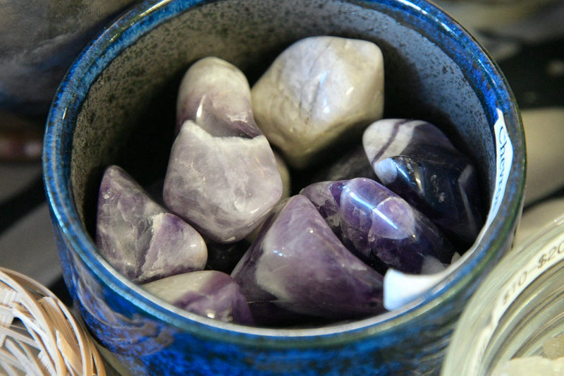 Chevron Amethyst (Tumbled)