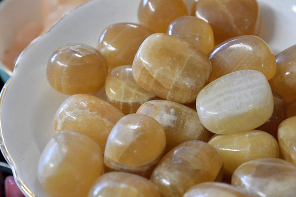 Honey Calcite (Tumbled)