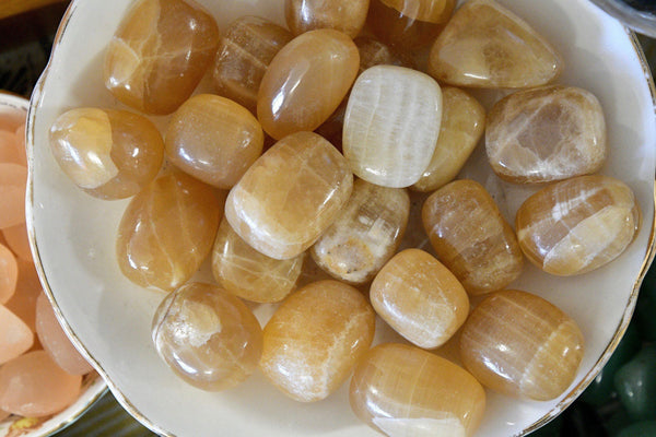 Honey Calcite (Tumbled)