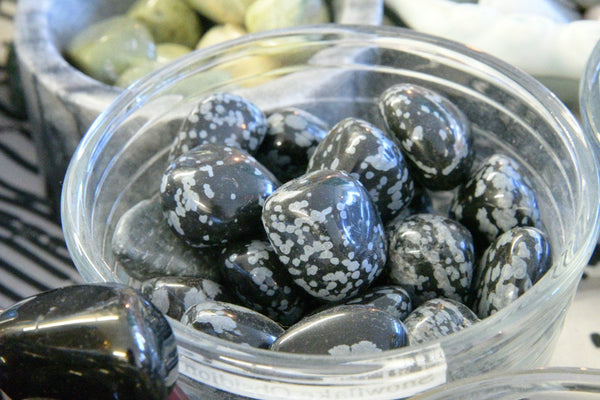 Snowflake Obsidian (Tumbled)