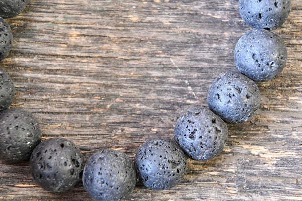 Lava Stone Bracelet (12mm)