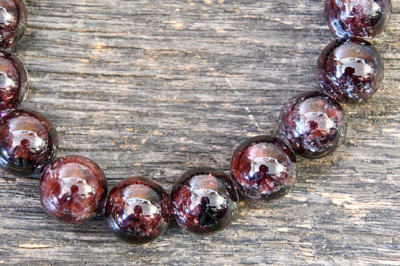 Garnet Bracelet (12mm)