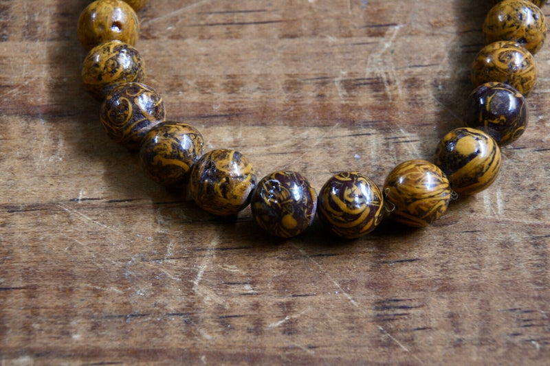 Arabic "Calligraphy" Jasper Bracelet (8mm)