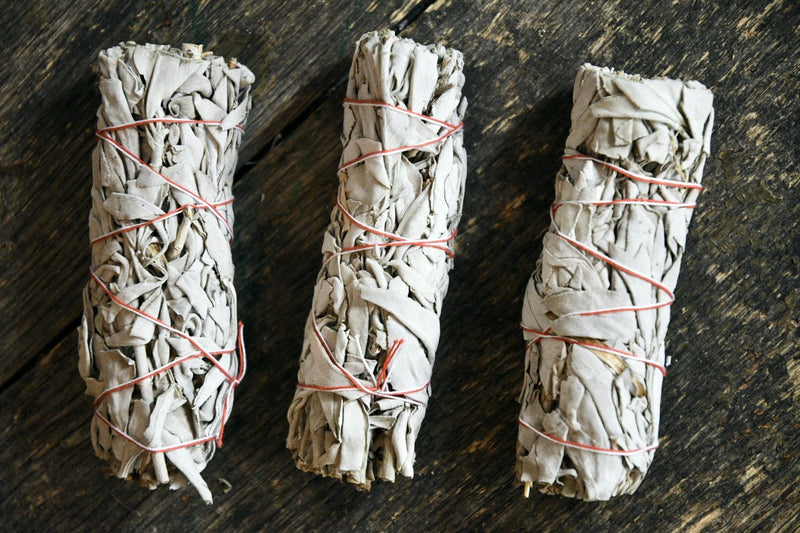 Small White Sage Smudge Sticks (Set of 3)