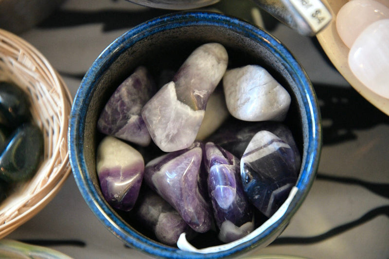 Chevron Amethyst (Tumbled)