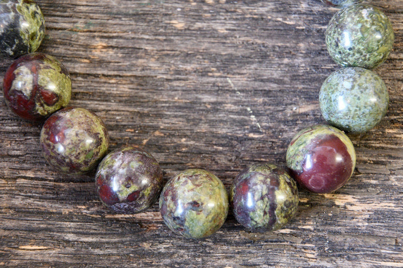 Dragon's Blood Jasper Bracelet (12mm)
