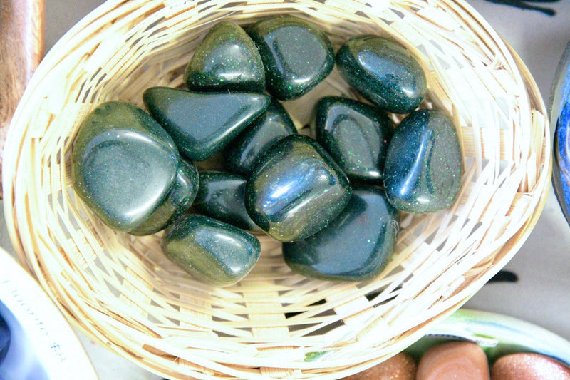 Green Goldstone (Tumbled)