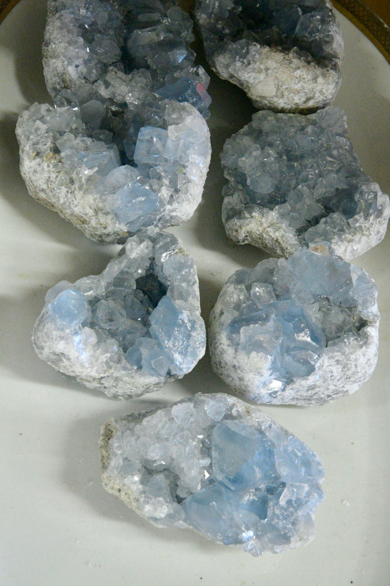 Celestite Druze Cluster (AAA Grade)