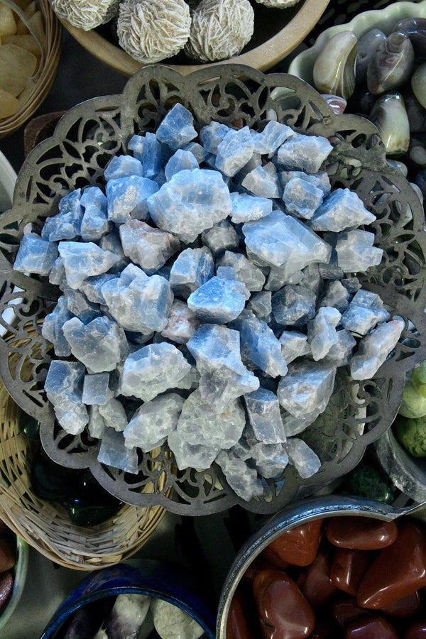 Blue Calcite (Raw)