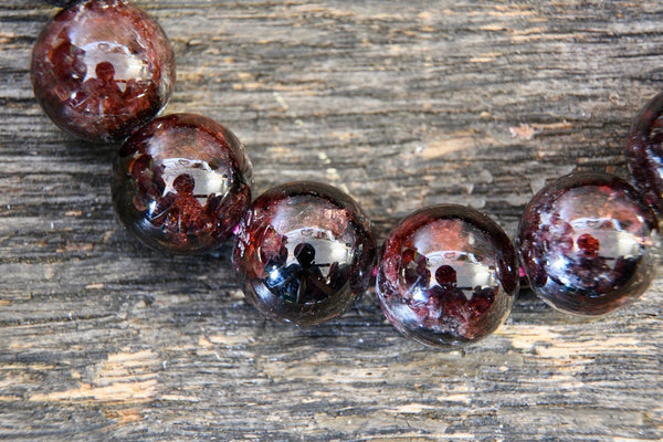 Garnet Bracelet (12mm)