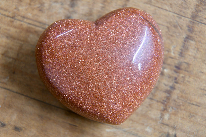 Red Goldstone Heart (1.5”)