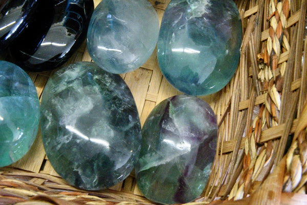 Fluorite Palm Stone