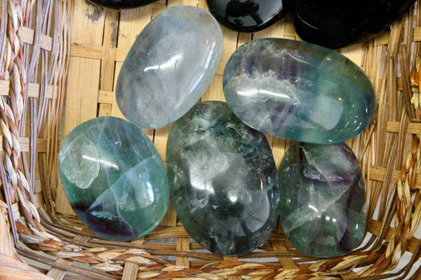 Fluorite Palm Stone