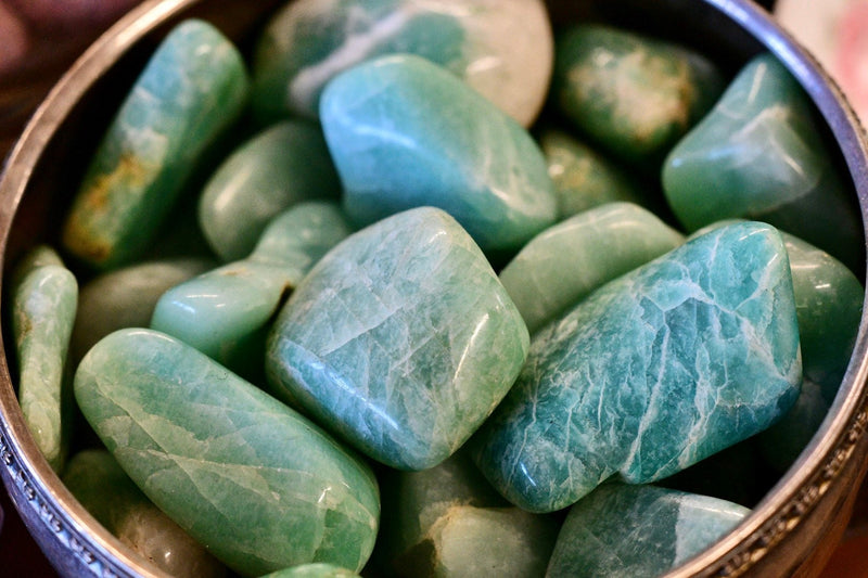 Amazonite (Tumbled) Grade A