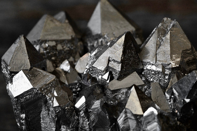 Silver Aura Quartz Cluster