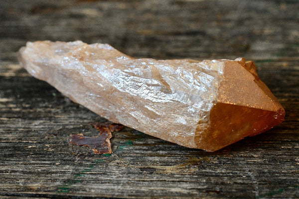 Champagne Aura Quartz Raw Point