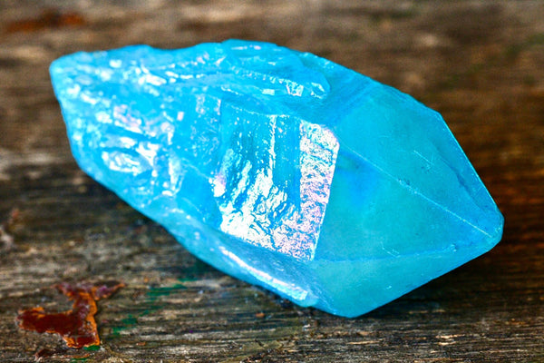 Aqua Aura Quartz Point